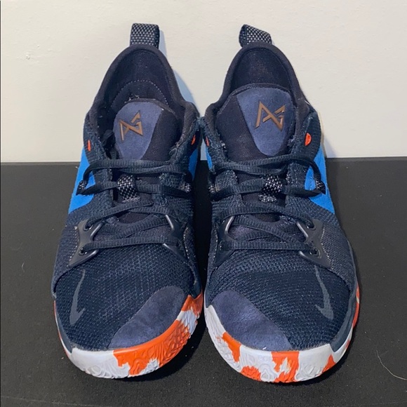 🏀Used Nike Paul George 2 “Home Edition” size 5.5Y - Picture 2 of 7